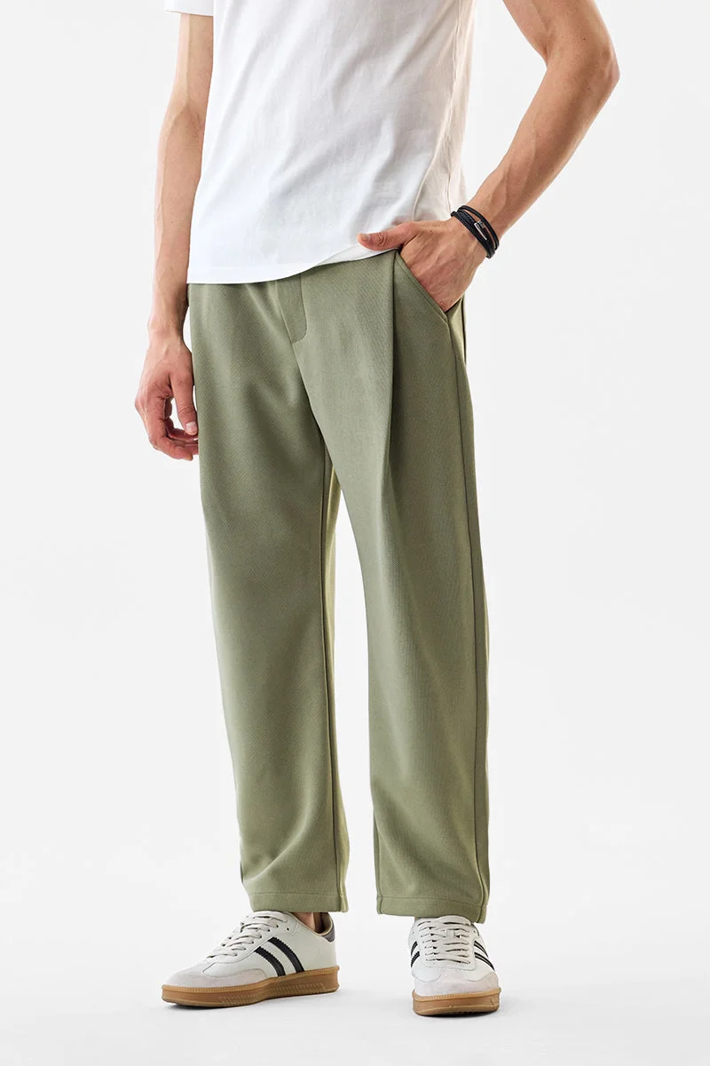 SNITCH بنطلون كوري بقصة مريحة