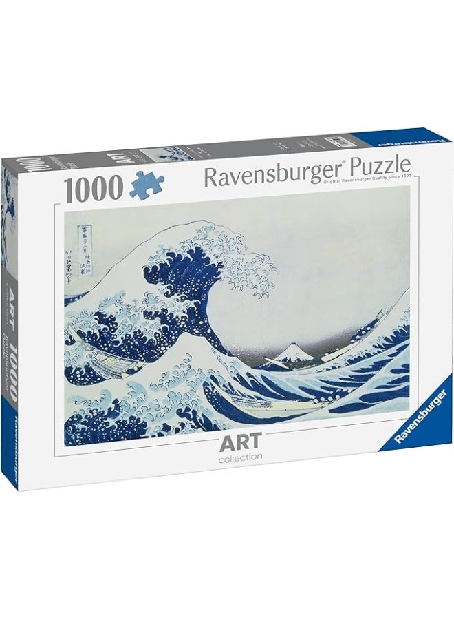 Ravensburger بازل رافنسبورجر الموجة العظيمة من كاناغاوا 1000 قطعة - Image 2
