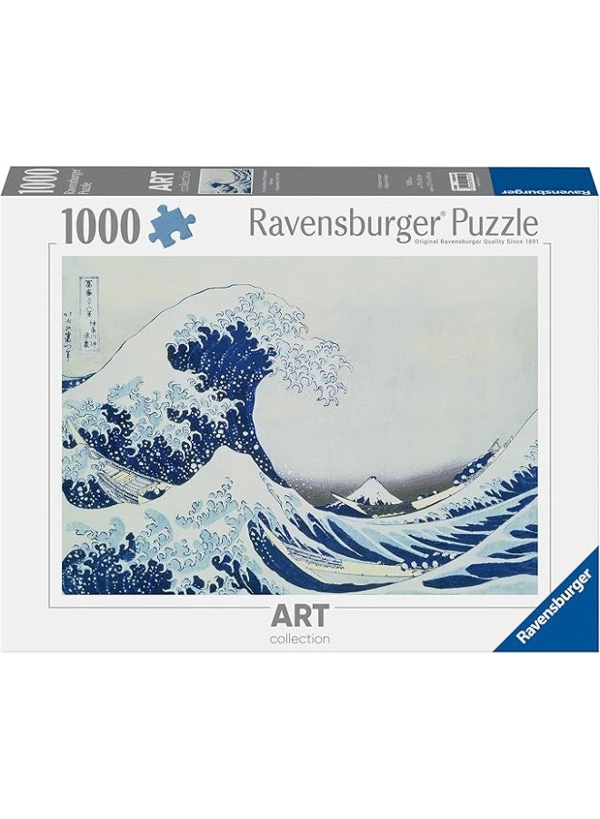 Ravensburger بازل رافنسبورجر الموجة العظيمة من كاناغاوا 1000 قطعة - Image 1