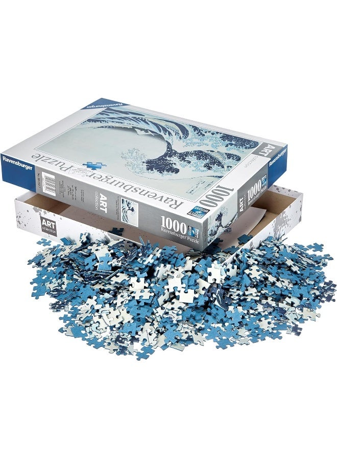 Ravensburger بازل رافنسبورجر الموجة العظيمة من كاناغاوا 1000 قطعة - Image 3