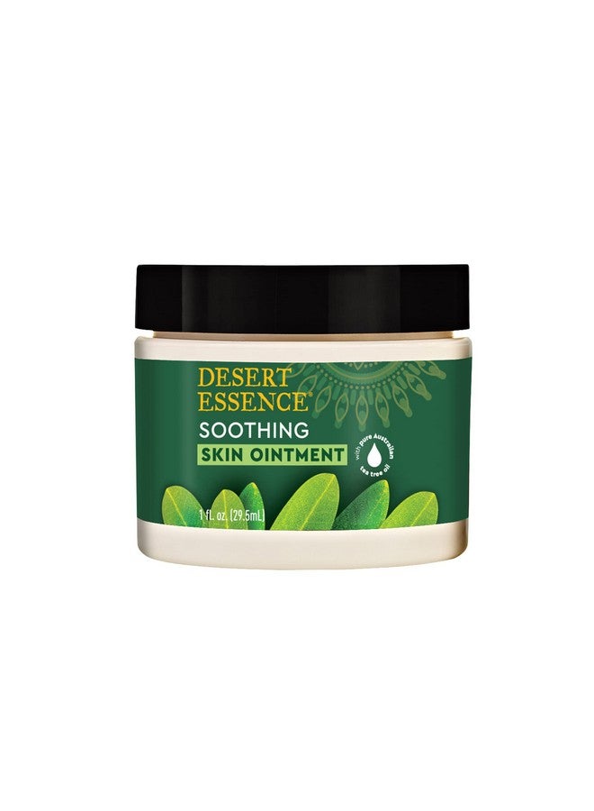Desert Essence Tea Tree Oil Skin Ointment1 Fl Ouncejojoba & Lavender Essential Oilsvitamin Esweet Almond Extractmoisturizer For Dry Skin Skin Irritations Cuticles - Image 1