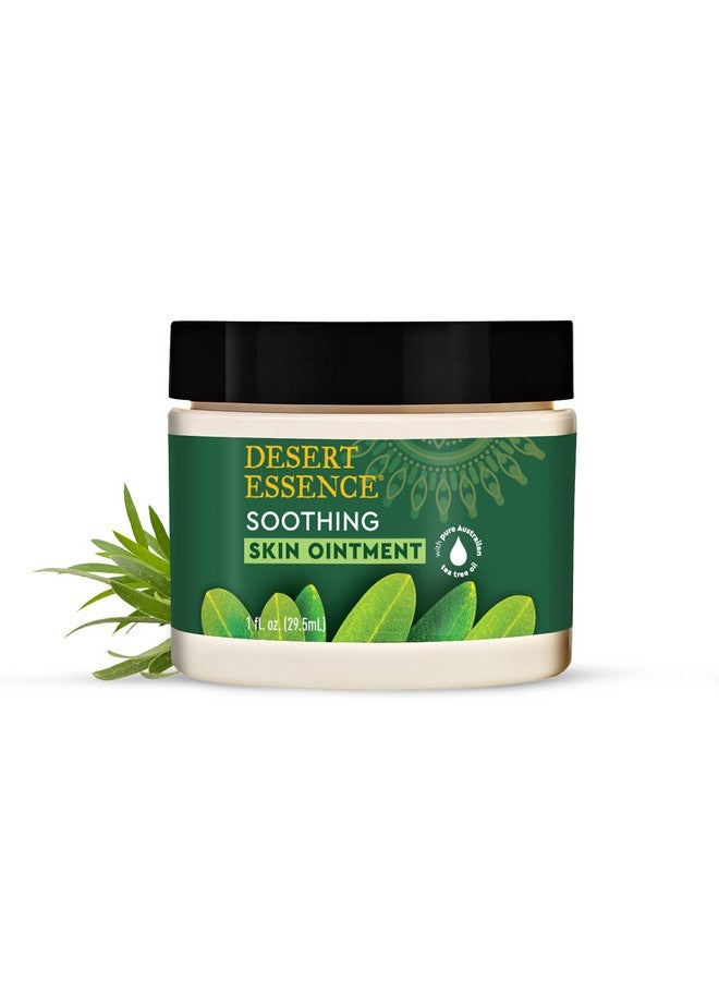 Desert Essence Tea Tree Oil Skin Ointment1 Fl Ouncejojoba & Lavender Essential Oilsvitamin Esweet Almond Extractmoisturizer For Dry Skin Skin Irritations Cuticles - Image 2