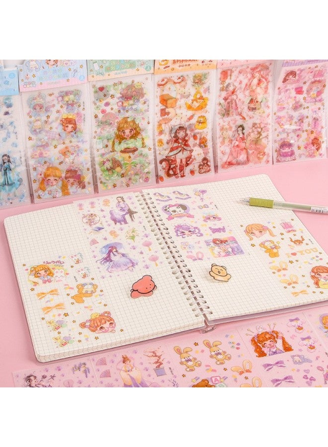 HELPS Creative Style Girl's Heart Hand Account Stickers Pet Waterproof Hand Account Stickers Decorative Pattern Stickers Cute Children's Gifts - Image 3