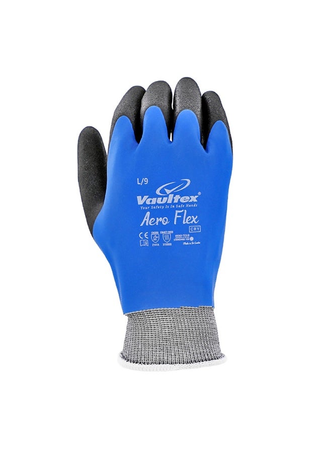 Vaultex Vaultex CRY Aero Flex Double dipped Latex Gloves Size L, 1Pair/Pack  - Image 1