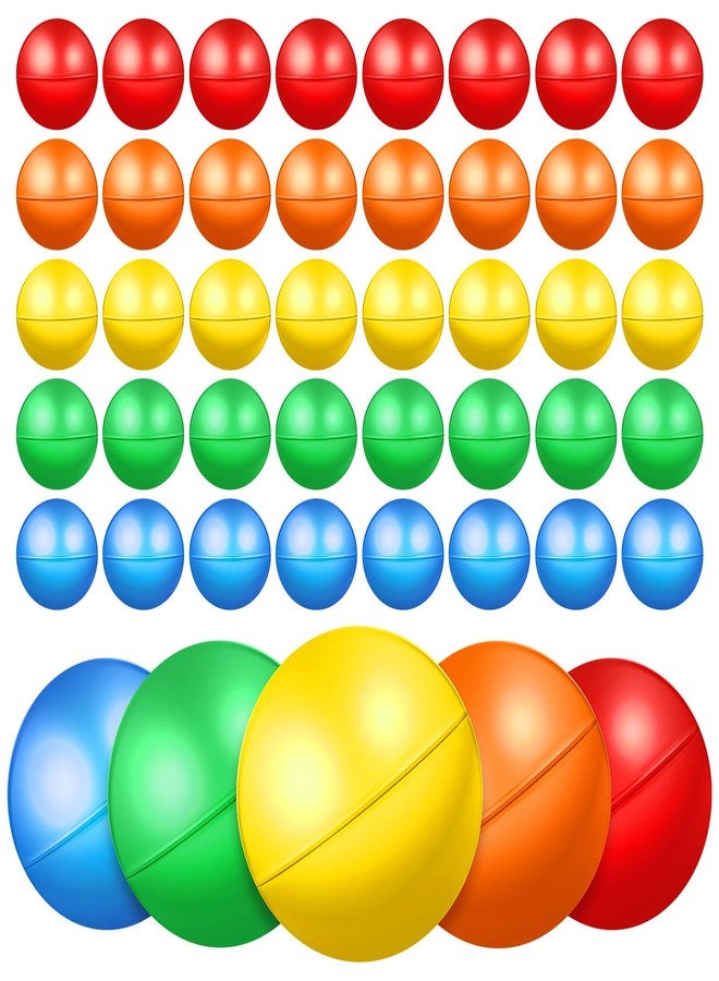 Vaguelly 50Pcs Lottery Bingo Ball Colored Raffle Balls 1.57 Inch Mini Plastic Hollow Drawing Lottery Game Easy Open Party Game Supplies - Image 1
