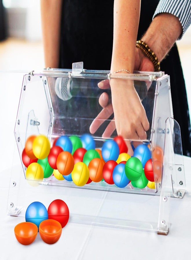 Vaguelly 50Pcs Lottery Bingo Ball Colored Raffle Balls 1.57 Inch Mini Plastic Hollow Drawing Lottery Game Easy Open Party Game Supplies - Image 3