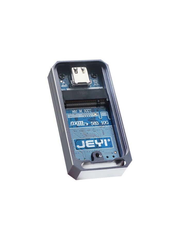 Jeyi Mini M.2 Nvme Ssd Enclosure Type-c 3.2 Gen2 Full Aluminum Cnc Cooling Designed For 2230 Compatible With Steam Deck/laptops/phones - Image 2