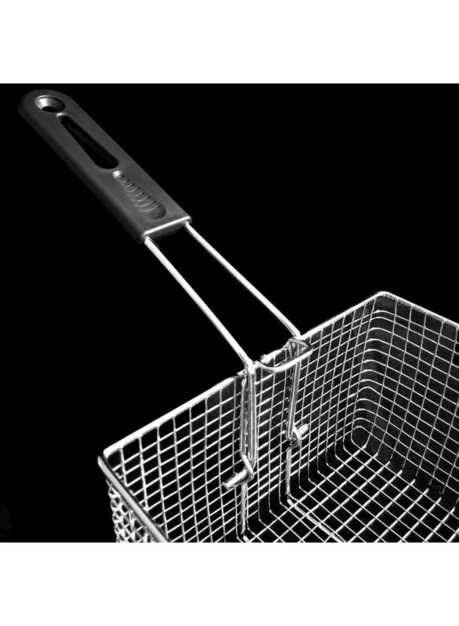 Deep Fryer Basket Durable Metal With Ergonomic Handle Easy To Clean High Temperature Resistant - Image 3