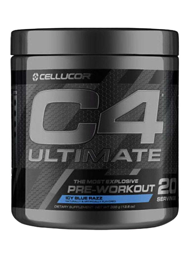 CELLUCOR C4 Ultimate Pre-Workout - Icy Blue Razz - 20 Servings - Image 1