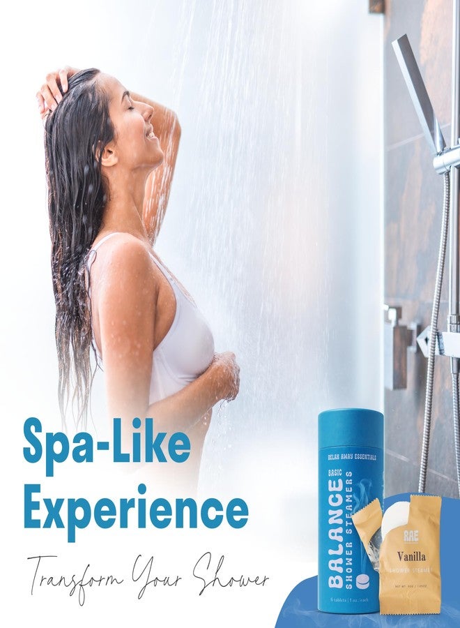 Relax Away Essentials Relax Away Balance Shower Steamers 6 Pack - Aromatherapy Tablets - Essential Oils - Orange, Vanilla, Rose, Eucalyptus, Lavender, Mint - Spa-Like Shower Experience - Easy-Open Packaging - Image 2