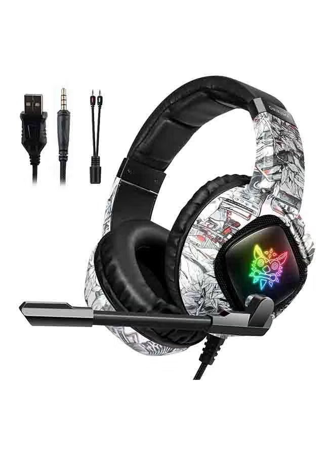 K19 Gaming Wired Headset With Microphone For PS4/PS5/XOne/XSeries/NSwitch/PC - Image 1