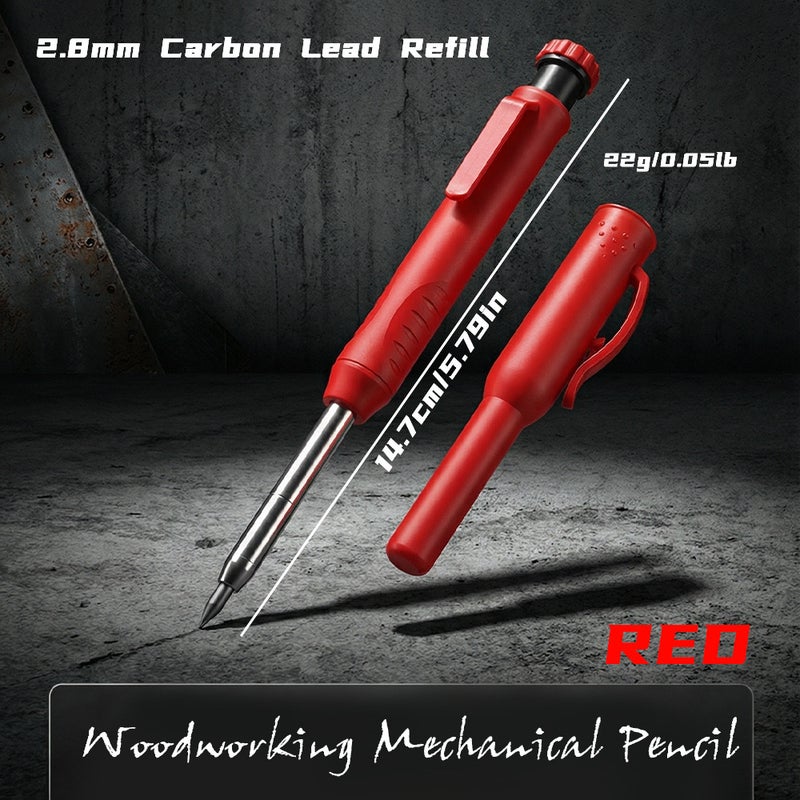 Cross-Border Best-Selling Automatic Pencil with Wood Marker for Engineering and Marking