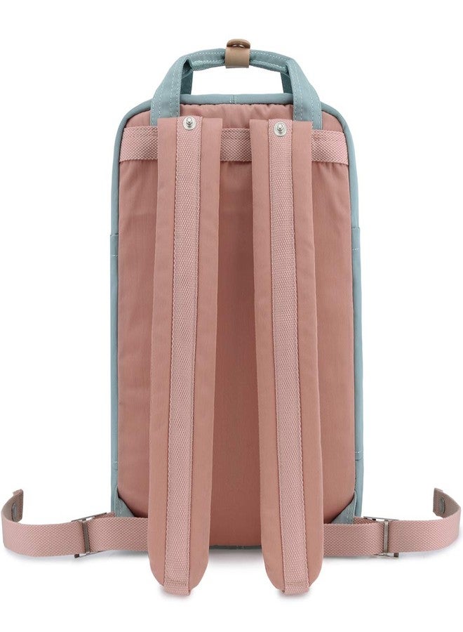 Himawari Backpack/Travel Backpack for Women 14.9" College Vintage Waterproof Bag ， Work Backpack for 14inch Laptop(-HIM-01#pink&blue) - Image 4