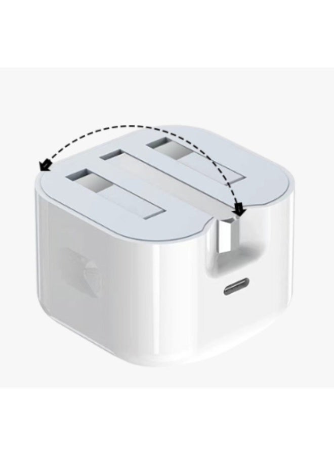 DUSALA 60W Max USB-C Power Adapter – 40W Dynamic Fast Charger with Intelligent Power Distribution for Home, Office & Travel - Image 4