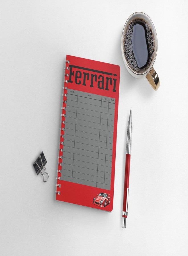 zenithink دفتر ملاحظات زينيثينك فيراري F40 ذو غلاف مقوى 350 غ/م² | ورق 80 غ/م² | مسطر بخطوط مفردة | 160 صفحة | مقاس A5 | غلاف مقوى | متعدد الاستخدامات للمدرسة والمنزل والمكتب | - Image 2