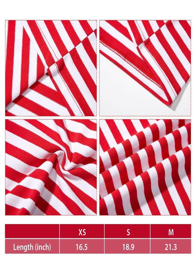 Haysandy 4th of July Kids Striped Costume Blue Short Red White Sleeve Stripes Tee Boys Short High Tube Socks for Boys(7-9 Years) - Image 2