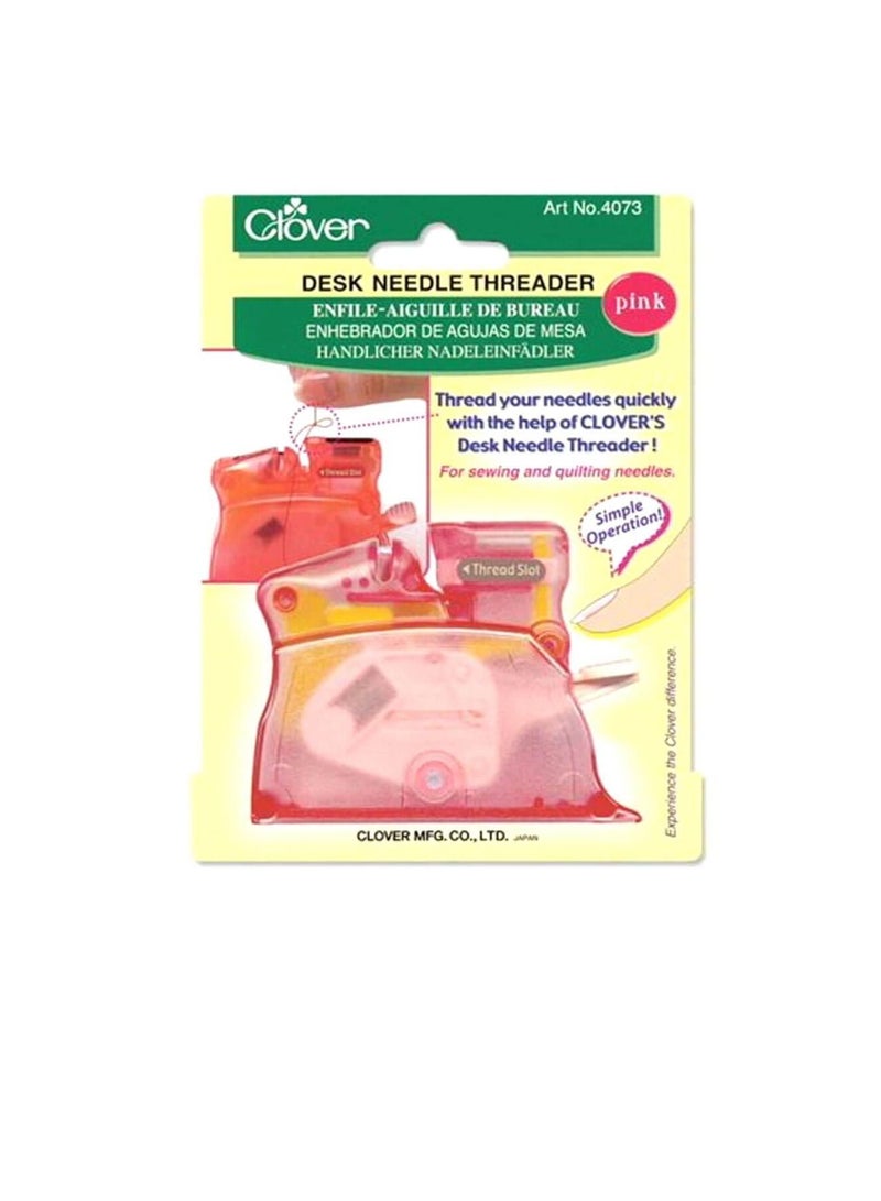 Clover Desk Needle Threader Pink - Image 2