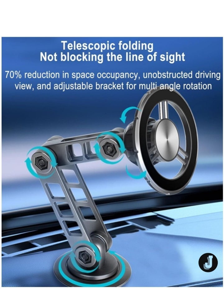 JAJEEK "360° Rotatable Folding Car Phone Holder – Adjustable Hands-Free Mount for Car Vent & Desk Use" - Image 4