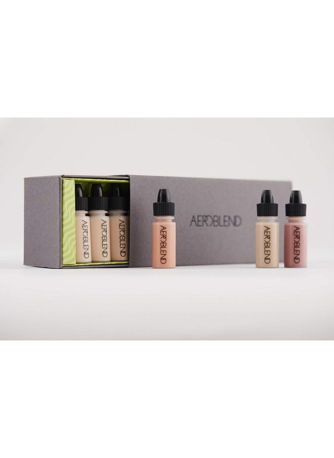 Aeroblend - Airbrush Makeup Mini Sets (Blush/Highlight/Bronze) - Image 1