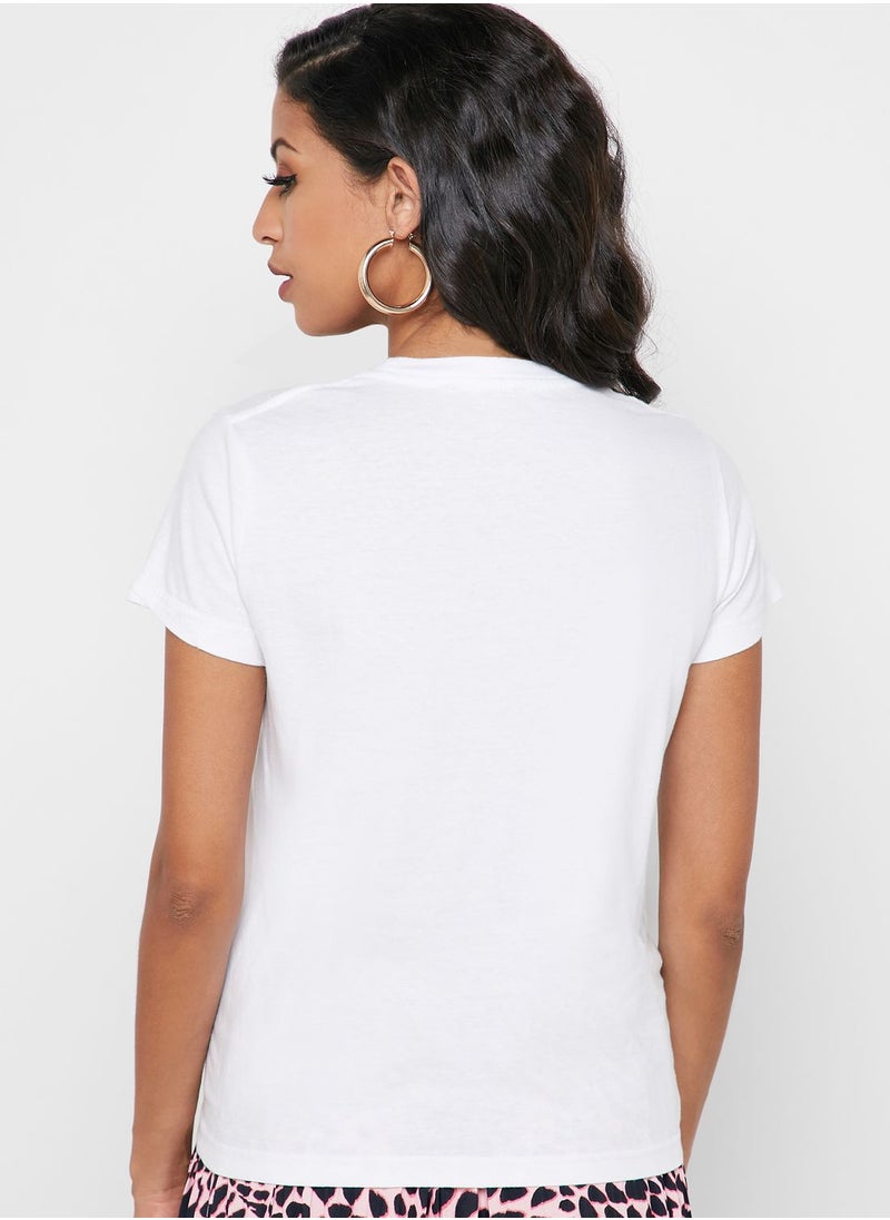 TOPSHOP - Smile Face T-Shirt - Image 1
