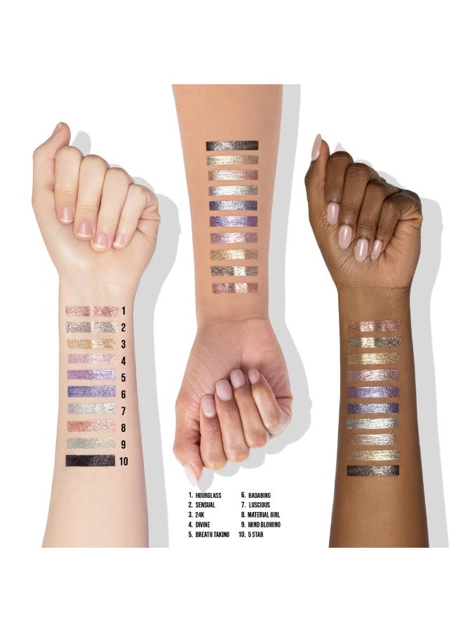 Beauty Creations Glitterally Perfect Glitter Liner- 24K - Image 3