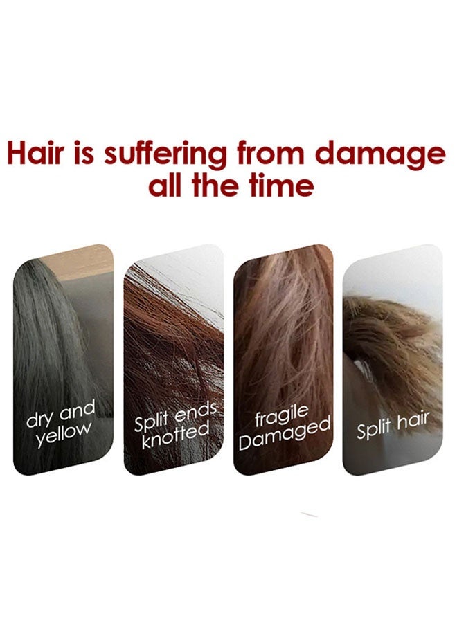 سيكريت فيتامين للشعر، مصل للشعر غني بزيت الأرجان، وزيت المكاديميا، وزيت الأفوكادو، يجعل الشعر قويًا، ناعمًا ولامعًا، بلسم يُترك على الشعر، جوهر مضاد للتشابك، آمن لجميع أنواع الشعر، 40 كبسولة - Image 3