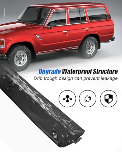 QAGGUM Weather Stripping Fit for Toyota Land Cruiser LC250 / Prado (1958 Edition) 2024 2025, Front Windshield Silicone Strip, 2Pcs - Image 3