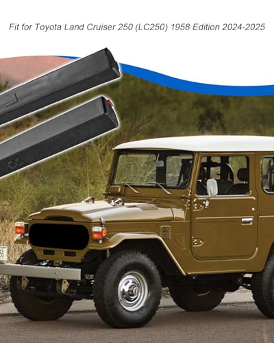 QAGGUM Weather Stripping Fit for Toyota Land Cruiser LC250 / Prado (1958 Edition) 2024 2025, Front Windshield Silicone Strip, 2Pcs - Image 5