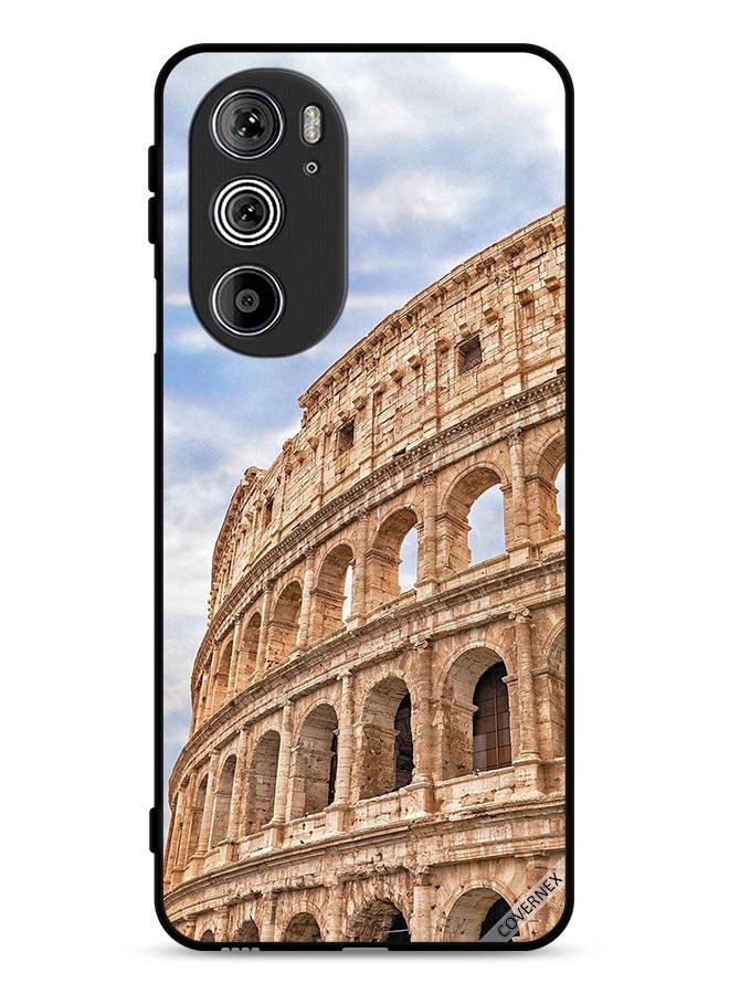 Covernex Motorola Edge 30 Pro Protective Case Cover Vintage Building - Image 1