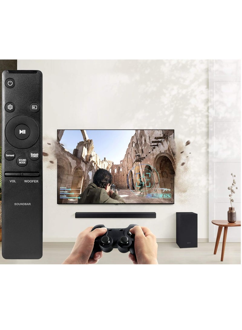 ELTRAZONE Replacement Remote Control AH59-02758A – Compatible with Samsung Home Theater Speakers HW-M360, HW-M370, HW-M430, HW-M450, HW-M4500, HW-M550, HW-M4501, HW-MM55 – Easy-to-Use, Full Functionality Remote - Image 4