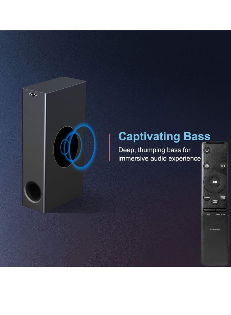 ELTRAZONE Replacement Remote Control AH59-02758A – Compatible with Samsung Home Theater Speakers HW-M360, HW-M370, HW-M430, HW-M450, HW-M4500, HW-M550, HW-M4501, HW-MM55 – Easy-to-Use, Full Functionality Remote - Image 5