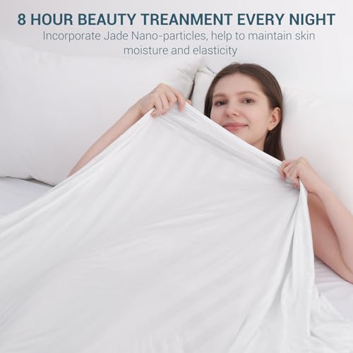 Elegear بطانية إلكيير الثورية للتبريد، تمتص الحرارة للحفاظ على برودة الجسم أثناء التعرق الليلي، قماش مزدوج الجوانب Arc-Chill3.0 ألياف باردة Q-Max>0.5، بطانيات باردة خفيفة الوزن لصيف النوم 51" × 67" - Image 5