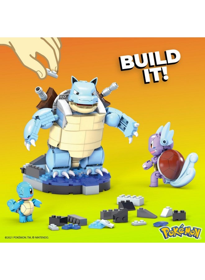 Mega Brands MEGA Pokémon Squirtle Evolution Building Set with 379 Bricks and Special Pieces, Toy Gift Set for Ages 8+ and up, HDH93  - Image 3