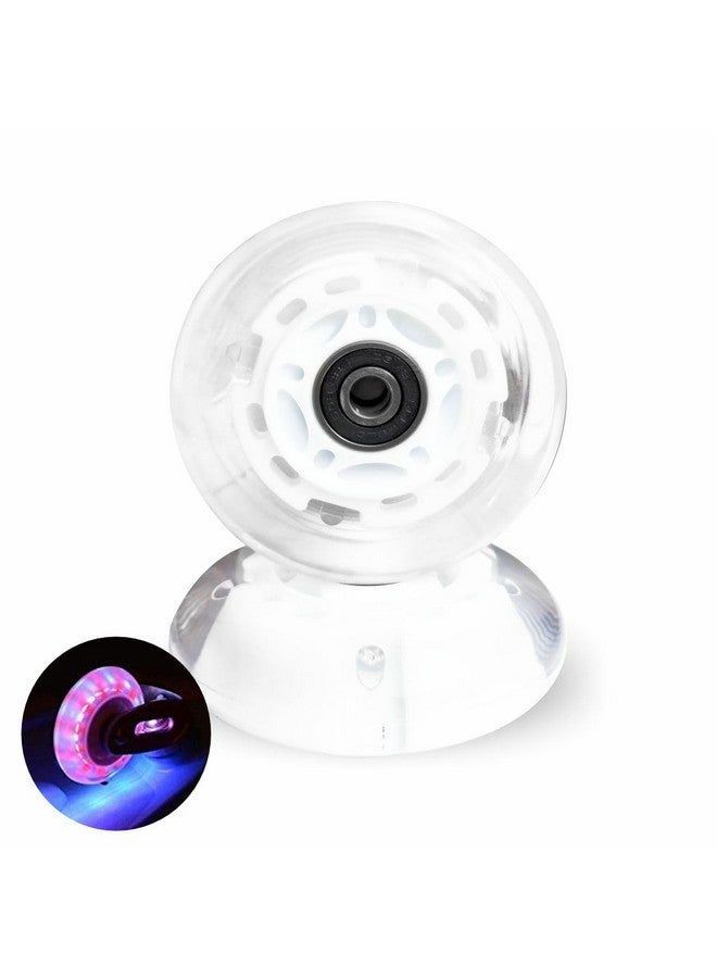 Jaspo Waveboard Wheels| Scooter Wheels| Inline Wheels Light Up Wheels For Skating (Light Or Led) Wheels With Installed Abec-7 Bearings & Spacers Accessories 2-Pack (80Mm) - Image 1