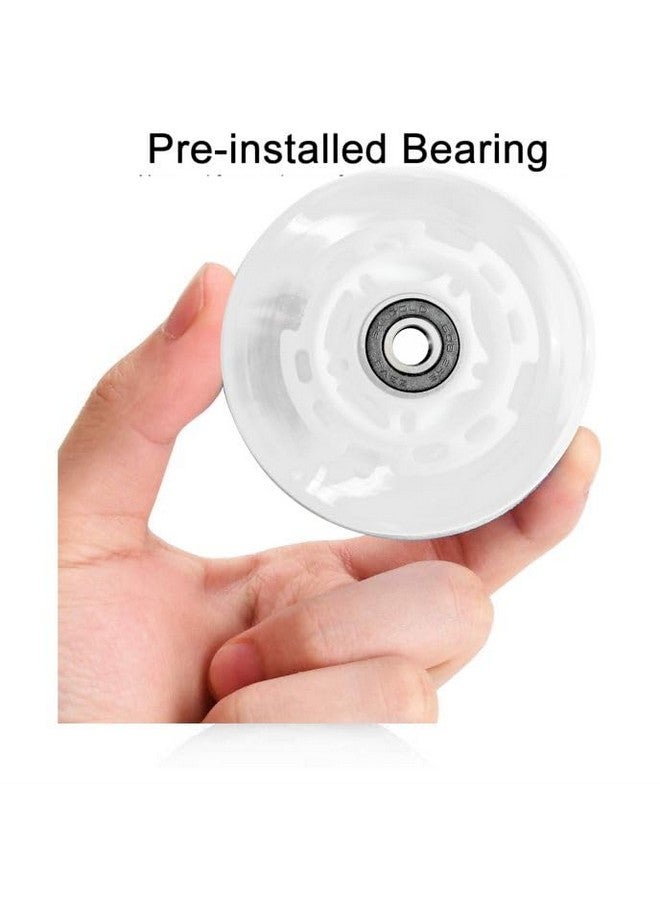 Jaspo Waveboard Wheels| Scooter Wheels| Inline Wheels Light Up Wheels For Skating (Light Or Led) Wheels With Installed Abec-7 Bearings & Spacers Accessories 2-Pack (80Mm) - Image 3