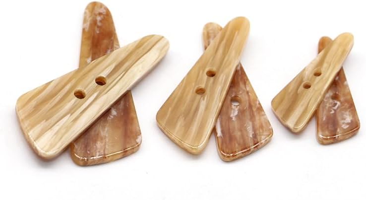 Sewing Horn Toggle Buttons, Resin Horn Toggle Buttons Pack of 10 Or 20 pcs 37-57mm,20pcs,47MM*17MM - Image 5