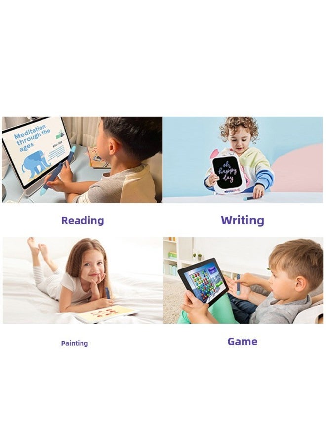 Children's Touch Screen Pen For Early Education Machine Learning Machine Children's Class Color Cartoon Point Touch Pen-Color:Fingerprint Purple  - Image 5