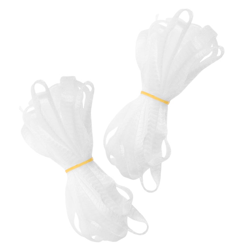 2pcs Makeup Brush Guards Protector - Reusable Expandable Mesh Cover Net for Eyeshadow Brushes - Home Travel Daily Use 4 Meter - Image 1
