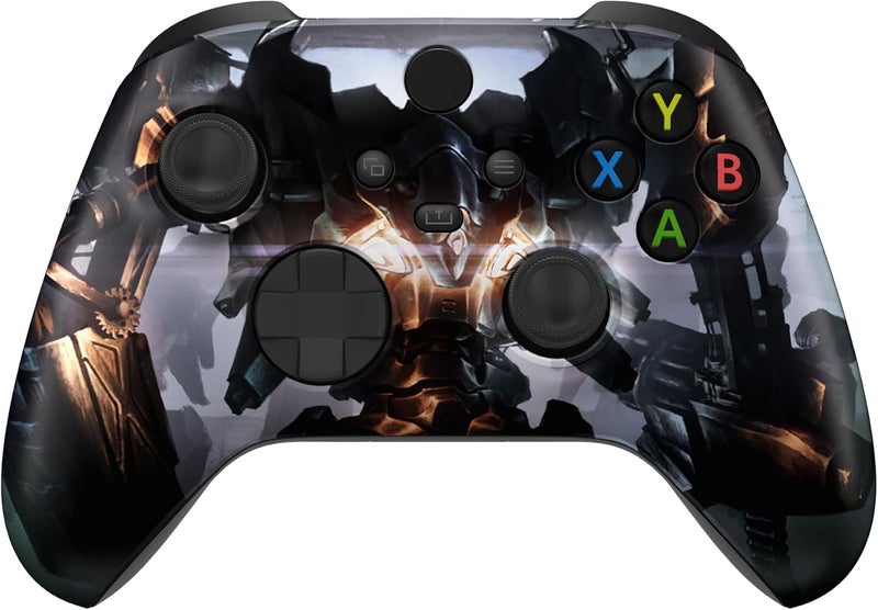 eXtremeRate قشرة بديلة لجهاز تحكم Xbox Series X و S - أطلق العنان لأسلوبك - مرتزق مدرع إكسسوارات مخصصة غلاف أمامي لجهاز تحكم Xbox الأساسي اللاسلكي [لا يشمل جهاز التحكم] - Image 1