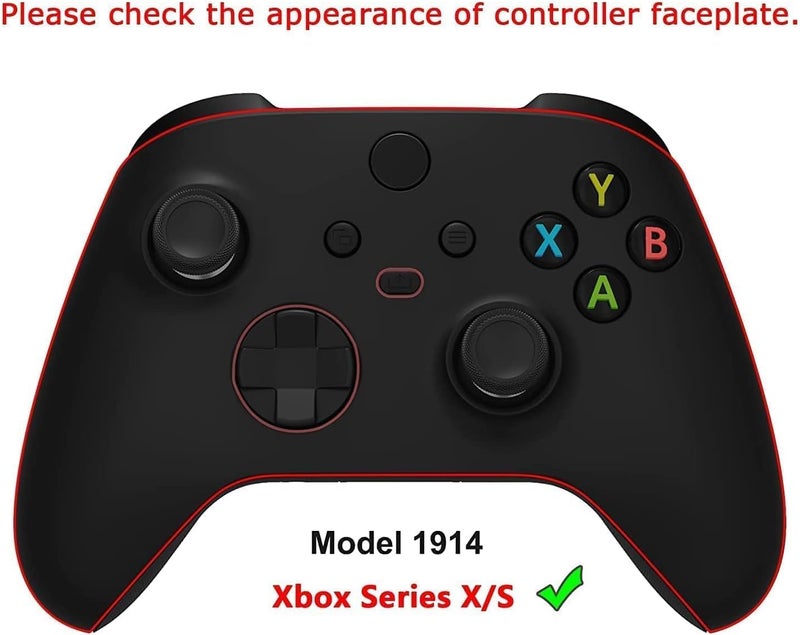 eXtremeRate قشرة بديلة لجهاز تحكم Xbox Series X و S - أطلق العنان لأسلوبك - مرتزق مدرع إكسسوارات مخصصة غلاف أمامي لجهاز تحكم Xbox الأساسي اللاسلكي [لا يشمل جهاز التحكم] - Image 2