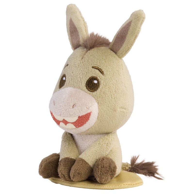 Shrek Perch’d Donkey Shoulder Plush Toy (12.7 cm, Beige/Brown) - Image 3