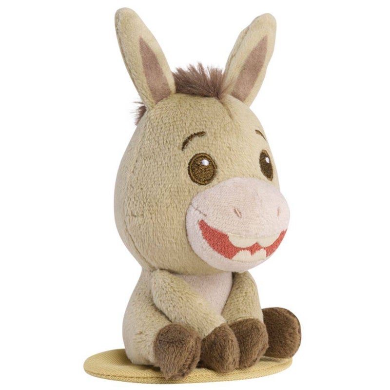 Shrek Perch’d Donkey Shoulder Plush Toy (12.7 cm, Beige/Brown) - Image 4