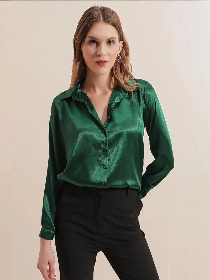 BDART Satin Woven Button Shirt