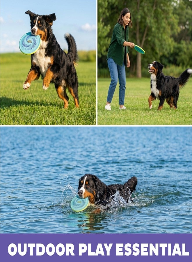 Outward Hound FlyFetch Disc Dog Toy, Aerodynamic for Fetch, Lightweight Foam & Durable Rubber, Floats in Water, All Breeds, 8.3" - Image 4