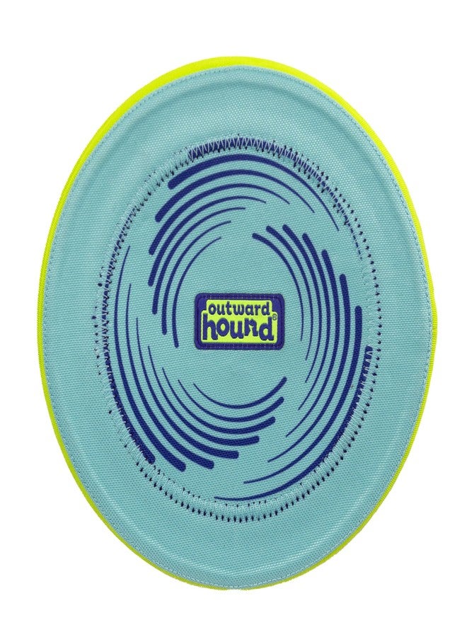 Outward Hound FlyFetch Disc Dog Toy, Aerodynamic for Fetch, Lightweight Foam & Durable Rubber, Floats in Water, All Breeds, 8.3" - Image 1