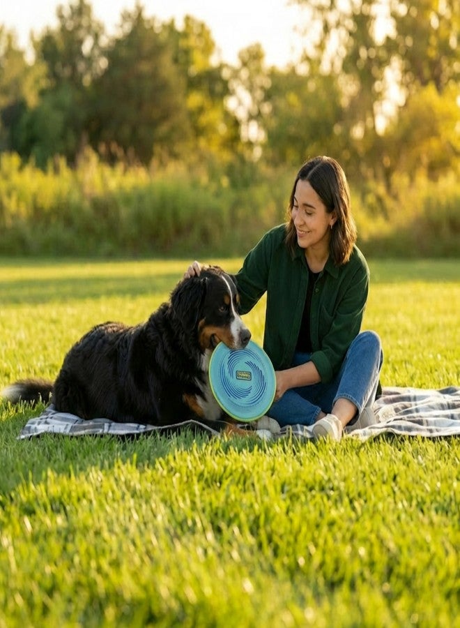 Outward Hound FlyFetch Disc Dog Toy, Aerodynamic for Fetch, Lightweight Foam & Durable Rubber, Floats in Water, All Breeds, 8.3" - Image 5