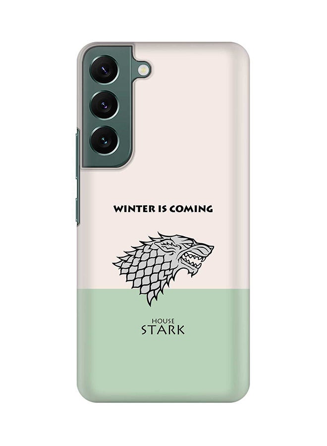 Stylizedd Case for Samsung Galaxy S22 5G Slim Snap Classic Series Shield Matte Finish Print - GOT House Stark - Image 1