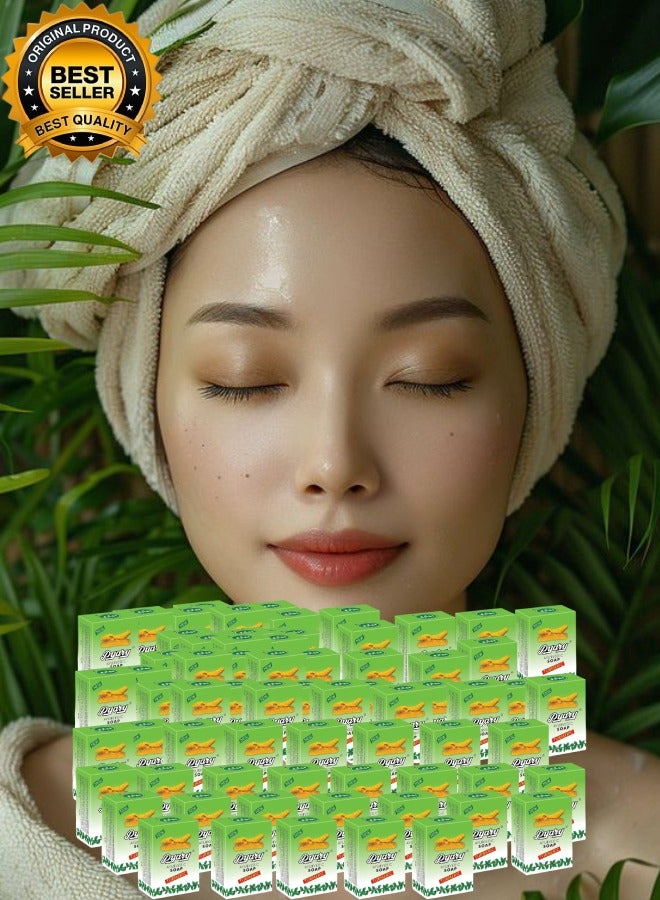 Pyary 70 Pieces Ayurvedic Turmeric Soap 75gram - Image 1