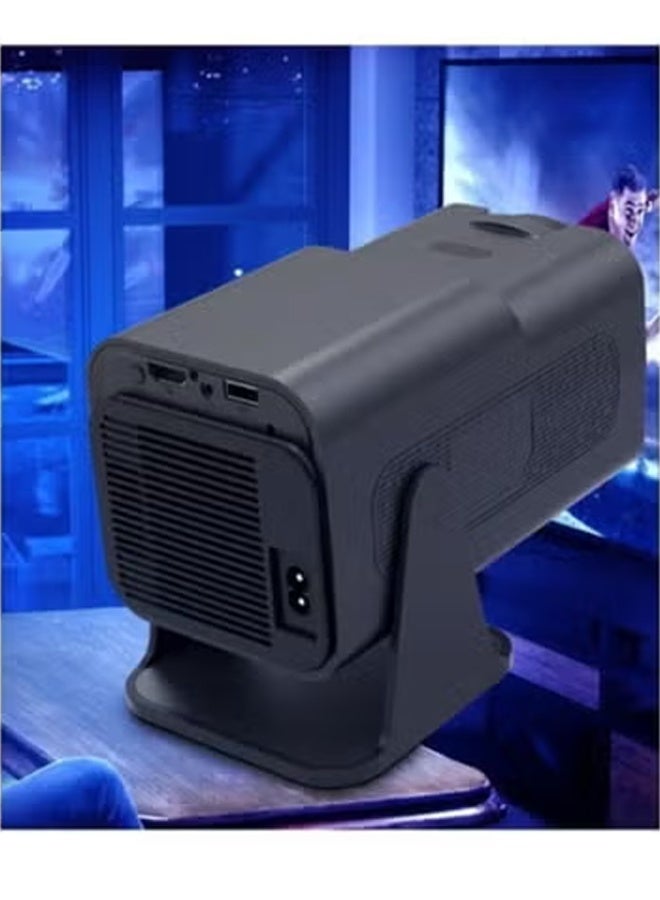 Smart 5 Portable Projector with Built-In Dual Game Consoles, 10000 Retro Classic Games, 4K & 1080P Support, Auto Keystone, 150 ANSI Lumens, Android 12, Dual WiFi 2.4G/5G, HDMI USB, Home Theater & Gaming Mini Projector for Indoor and Outdoor Use - Image 2