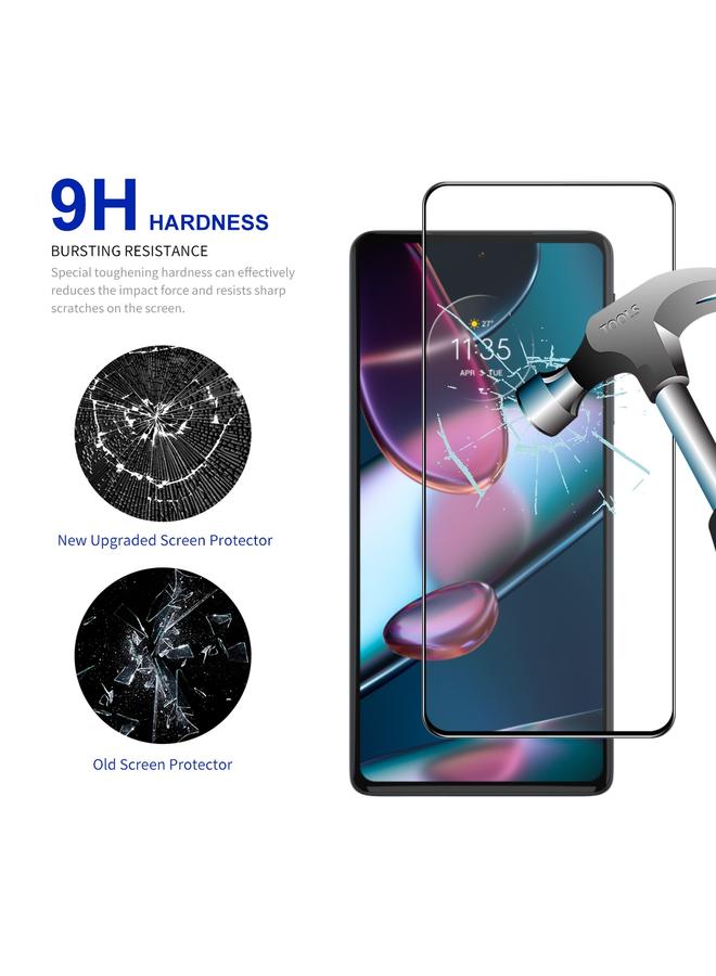 erorex For Motorola Moto G84 2Pcs Full Glue High Aluminum-Silicon Tempered Glass Film - Image 2